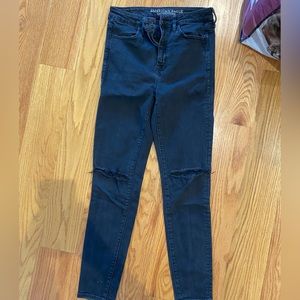 Black American eagle jeans